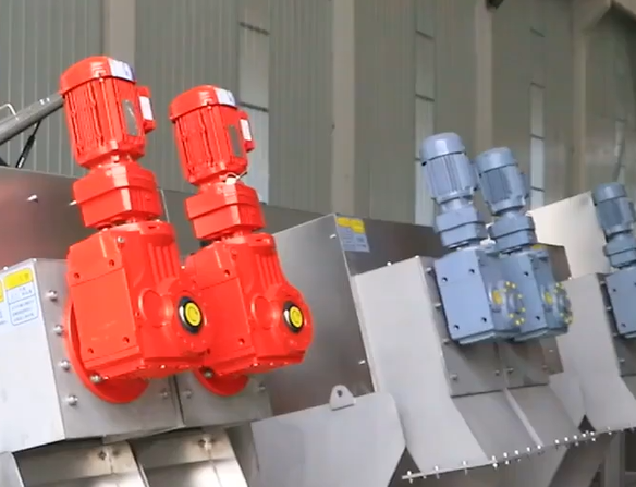 sludge screw press dewatering machine sludge screw press dewatering machine